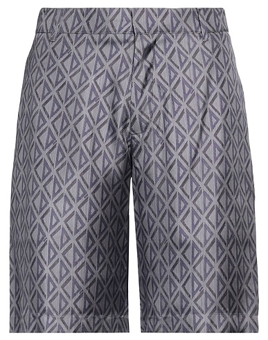 DIOR HOMME Shorts & Bermuda Slate blue 100% Silk