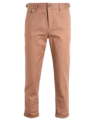 SCOTCH & SODA Casual trouser Tan 78% Organic cotton, 20% Cotton, 2% Elastane
