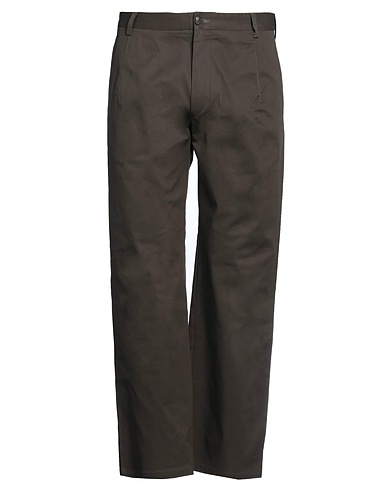 BAKE° AT 33° Casual trouser Dark brown 98% Cotton, 2% Elastane