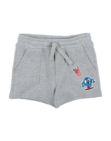 DOLCE&GABBANA Shorts & Bermuda Light grey 100% Cotton, Viscose, Polyester, Polyamide