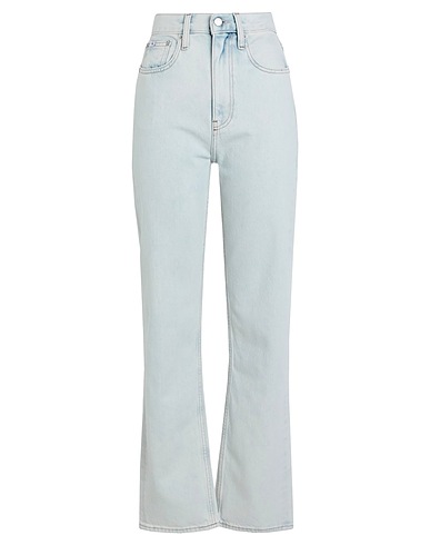 CALVIN KLEIN JEANS Denim trousers Blue 100% Cotton