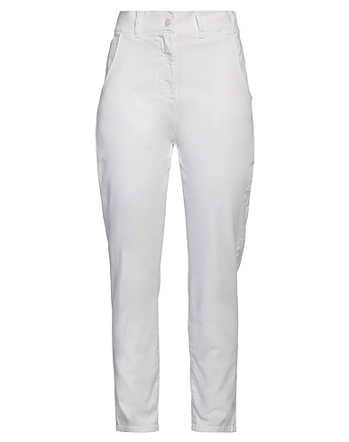 VICOLO Pantalone Bianco 97% Cotone, 3% Elastan