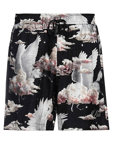 AMIRI Shorts & Bermuda Black 100% Silk