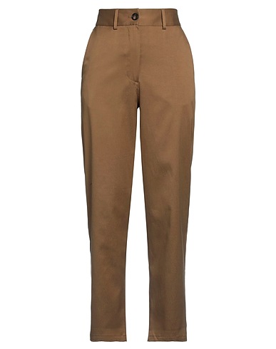 CHLOÉ STORA Casual pants Khaki 74% Lyocell, 22% Polyester, 4% Elastane