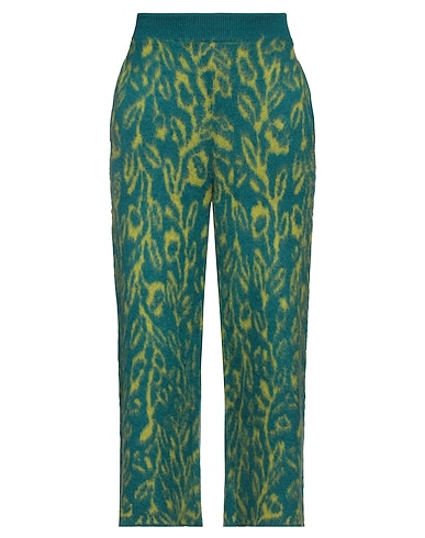 FEDERICO CINA Palazzo pant VERDE LIME 50% Wool, 30% Polyamide, 10% Mohair wool, 10% Alpaca wool