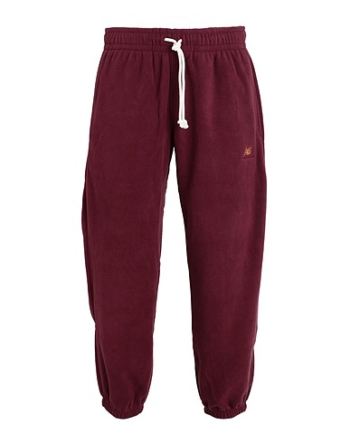 NEW BALANCE Casual pants Athletics Polar Fleece Pant
 Burgundy 100% Recycled polyester