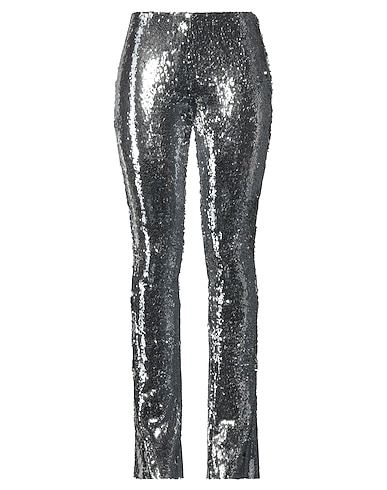 MARQUES' ALMEIDA Pantalone Argento 96% Poliestere riciclato, 4% Elastan