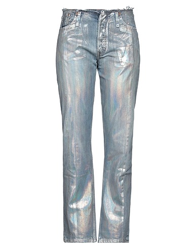 1/OFF Denim trousers Blue 100% Cotton