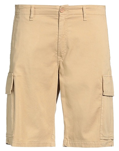 MAISON CLOCHARD Shorts & Bermuda Sand 98% Cotton, 2% Elastane