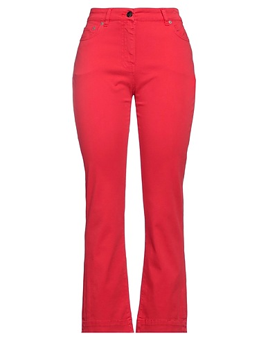 SEMICOUTURE Pantaloni jeans Rosso 92% Cotone, 6% Elastomultiestere, 2% Elastan
