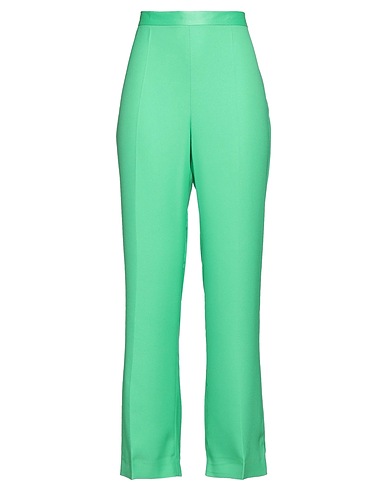 DIANA GALLESI Casual trouser Light green 100% Polyester