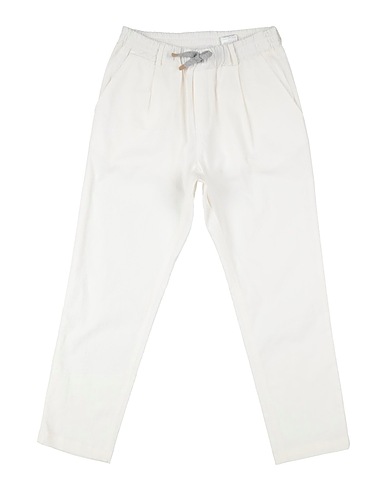 ELEVENTY Casual trouser White 99% Cotton, 1% Elastane