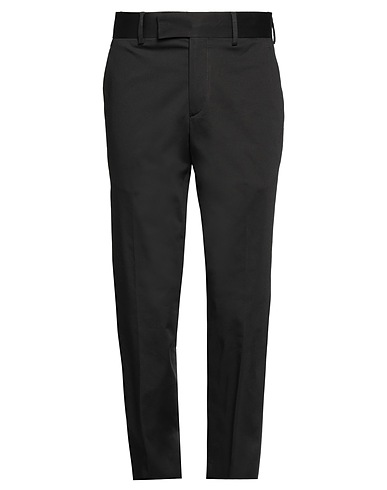 LARDINI Casual pants Black 97% Cotton, 3% Elastane
