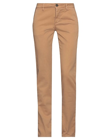 NOVEMB3R Casual trouser Camel 97% Cotton, 3% Elastane