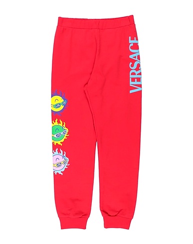 VERSACE YOUNG Hosen Rot 100% Baumwolle, Elastan