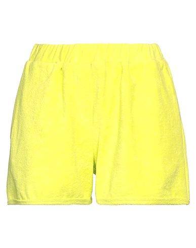 SOALLURE Shorts & Bermuda Lime green 80% Cotton, 20% Polyester