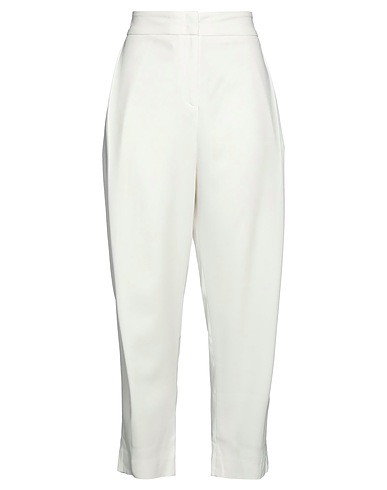 PESERICO Casual trouser Ivory 97% Viscose, 3% Elastane