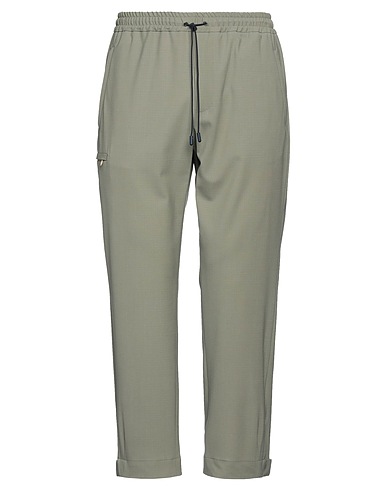 LARDINI Pantalone Verde militare 58% Lana, 38% Poliammide, 4% Elastan
