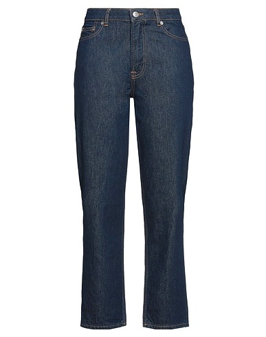 SAMSØE Φ SAMSØE Denim trousers Blue 80% Organic cotton, 20% Recycled cotton