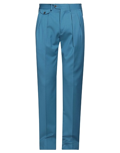 LARDINI Casual trouser Light blue 100% Wool