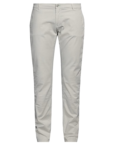 GREY DANIELE ALESSANDRINI Casual pants 98% Cotton, 2% Elastane