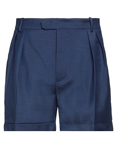 BALLY Shorts & Bermuda Blue 60% Mohair wool, 40% Wool, Cotton, Horn