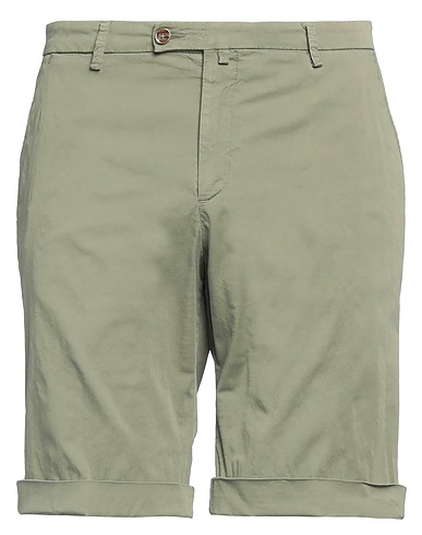 BRIGLIA 1949 Shorts & Bermuda Verde salvia 97% Cotone, 3% Elastan