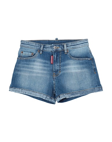 DSQUARED2 Denim shorts Blue 92% Cotton, 6% Elastomultiester, 2% Elastane