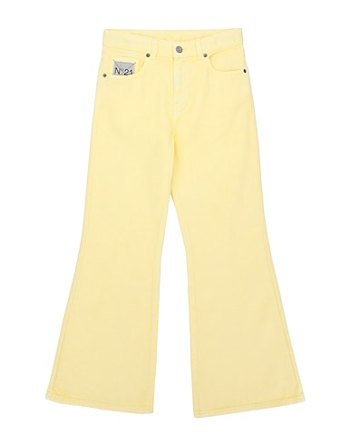 N°21 Denim trousers Yellow 100% Cotton