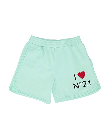 N°21 Shorts & Bermuda Light green 100% Cotton