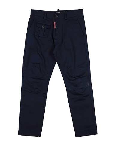 DSQUARED2 Casual trouser Midnight blue 98% Cotton, 2% Elastane