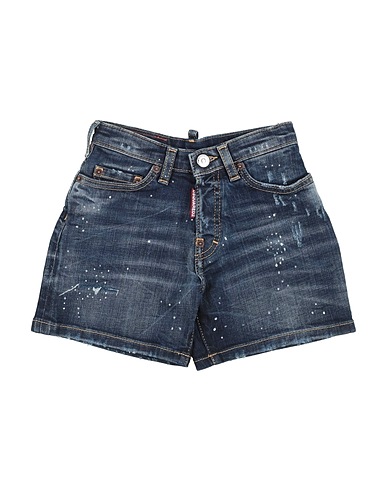 DSQUARED2 Denim shorts Blue 99% Cotton, 1% Elastane