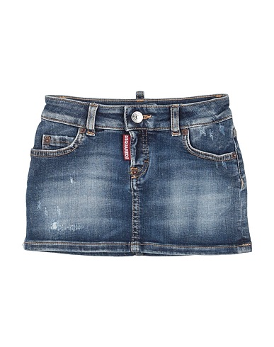 DSQUARED2 Skirt Blue 98% Cotton, 2% Elastane