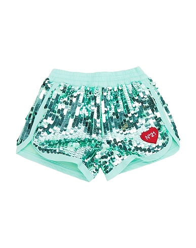 N°21 Shorts & Bermudas Säuregrün 100% Baumwolle