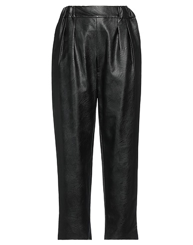 TENDRESSES Casual pants Black 50% Polyurethane, 50% Viscose