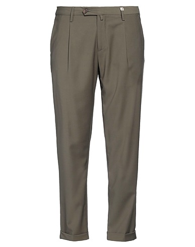 MYTHS Casual trouser Green 70% Polyester, 28% Viscose, 2% Elastane