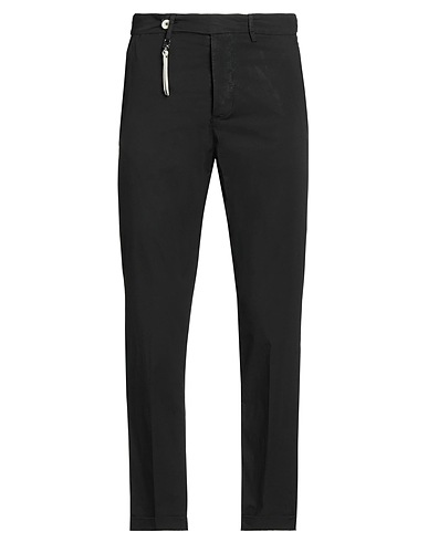 GAZZARRINI Casual pants Black 97% Cotton, 3% Elastane