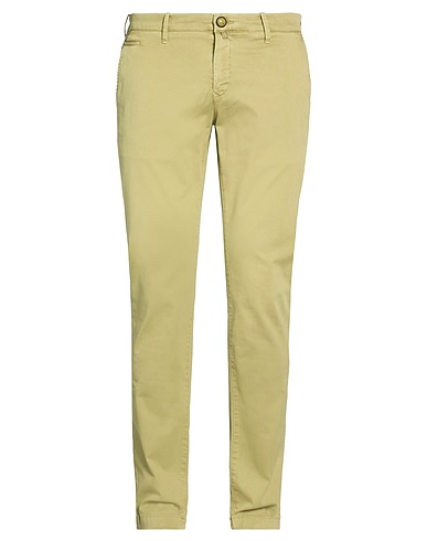 JACOB COHЁN Casual trouser Green 55% Cotton, 42% Lyocell, 3% Elastane