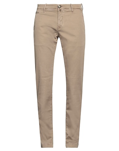 JACOB COHЁN Casual trouser Khaki 55% Cotton, 42% Lyocell, 3% Elastane
