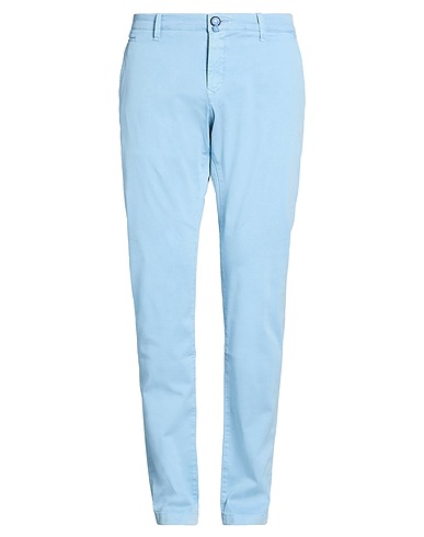 JACOB COHЁN Casual pants Sky blue 55% Cotton, 42% Lyocell, 3% Elastane