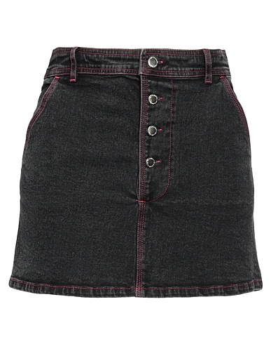 DES_PHEMMES Gonna jeans Nero 97% Cotone, 3% Elastan