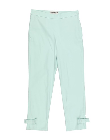 SIMONETTA Casual trouser Light green 97% Cotton, 3% Elastane