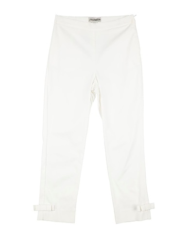 SIMONETTA Casual trouser White 97% Cotton, 3% Elastane