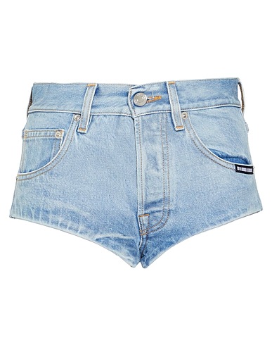VTMNTS Denim shorts Blue 100% Cotton