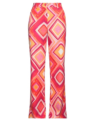 OLLA PARÉG Casual trouser Fuchsia 97% Polyester, 3% Elastane