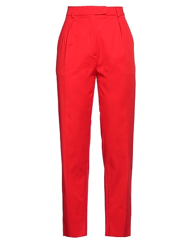 MAX MARA STUDIO Pantalone Rosso 95% Cotone, 5% Elastan