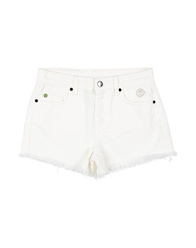 BARROW Shorts jeans Bianco 100% Cotone