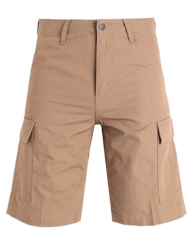 CARHARTT Shorts & Bermuda Camel 100% Cotton