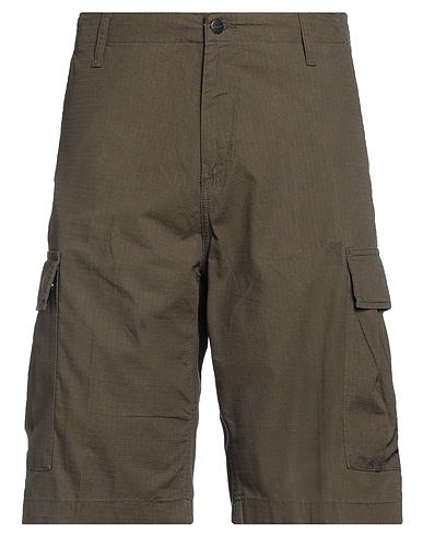 CARHARTT Shorts & Bermuda Dark green 100% Cotton