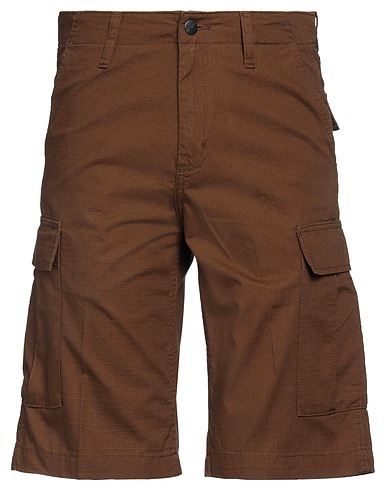 CARHARTT Shorts & Bermudas Dunkelbraun 100% Baumwolle